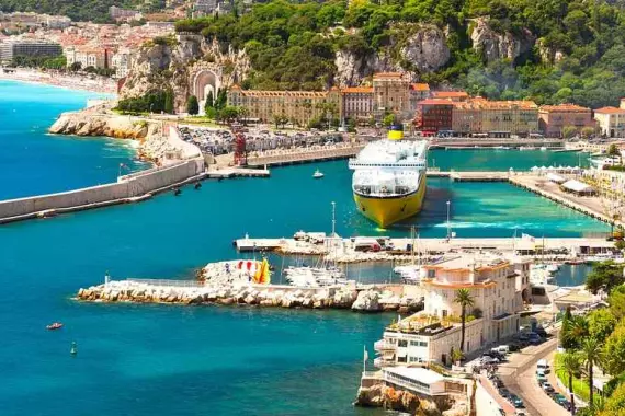 Nice, France: panoramic view