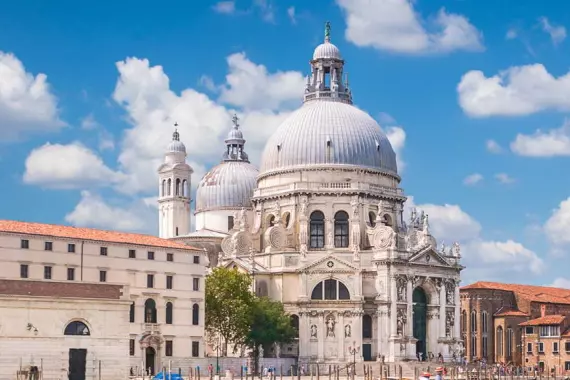 View of the Venice skyline.