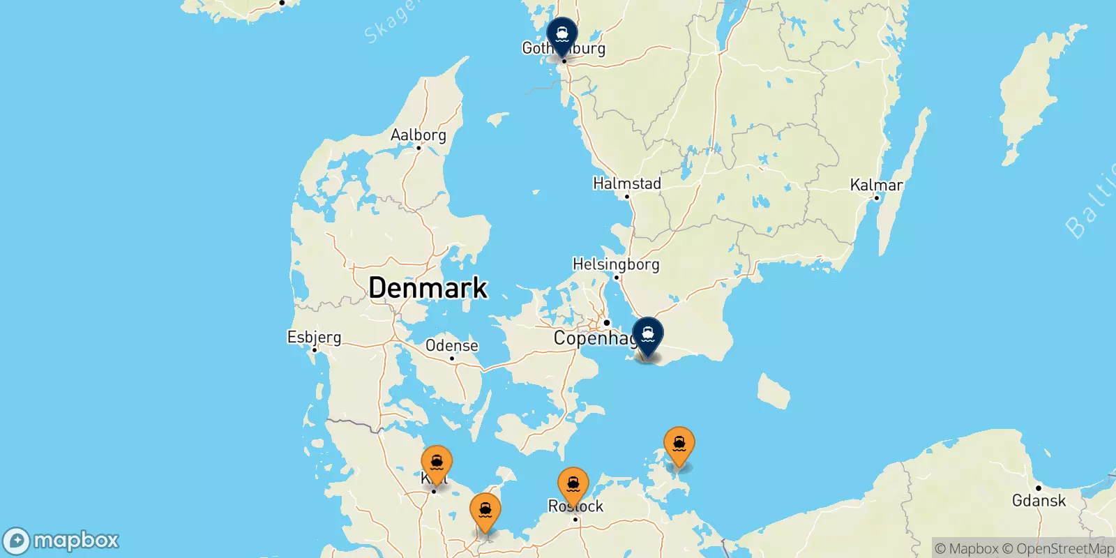 Ferries from Germany to Sweden