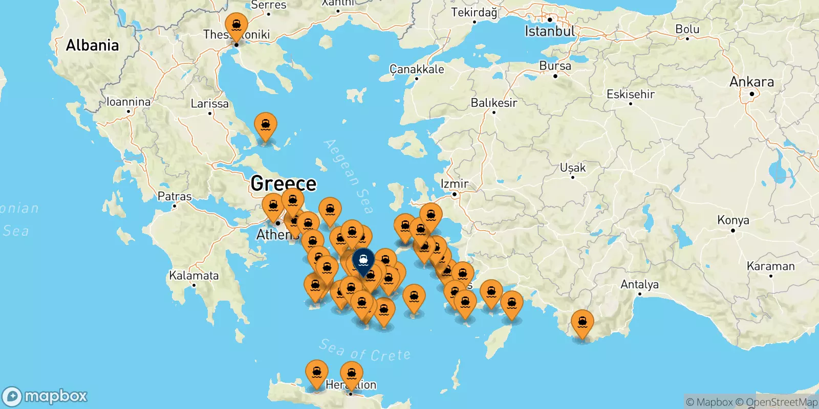 Ferries to Naxos