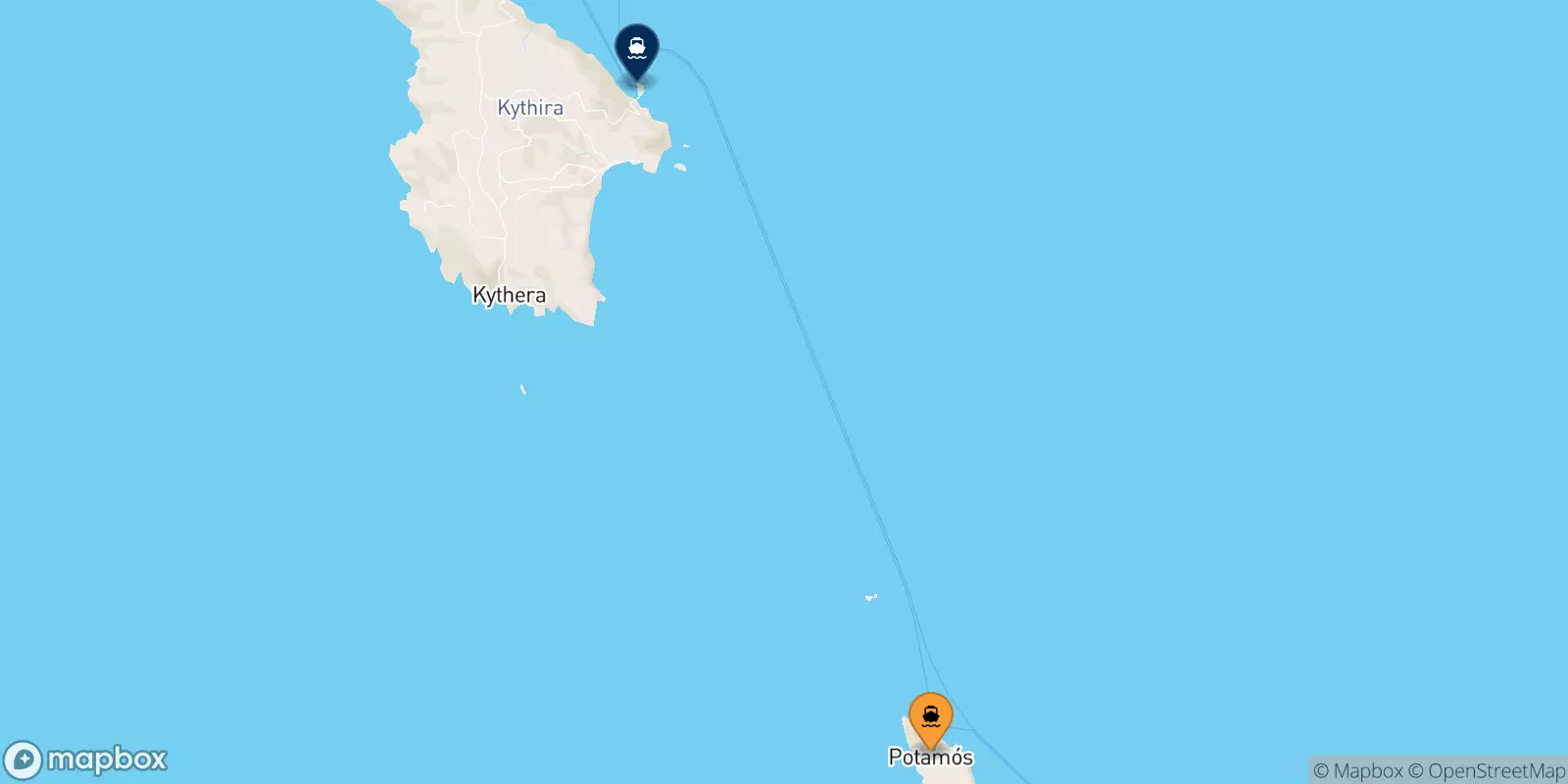 Ferries from Antikythira to Kythira