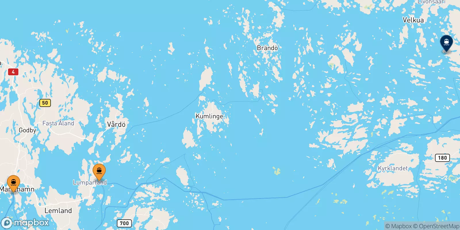 Ferries from Finland to Turku