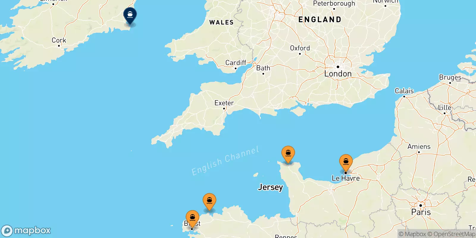 Ferries from France to Rosslare