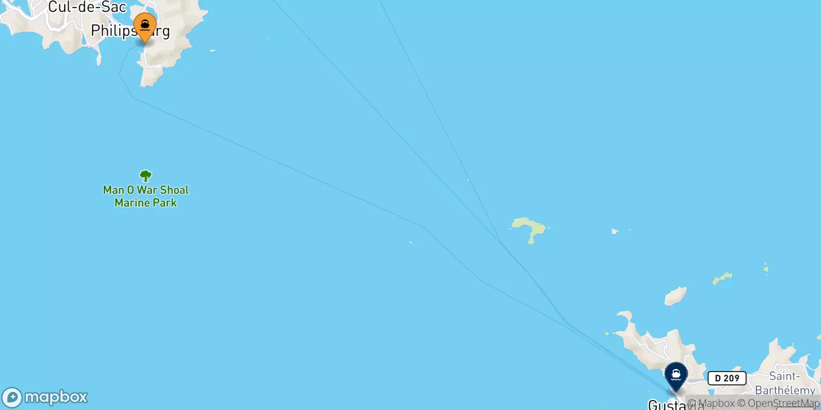 Ferries from the Netherlands to the French Antilles