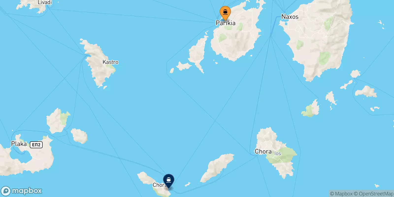 Ferries from Paros to Folegandros