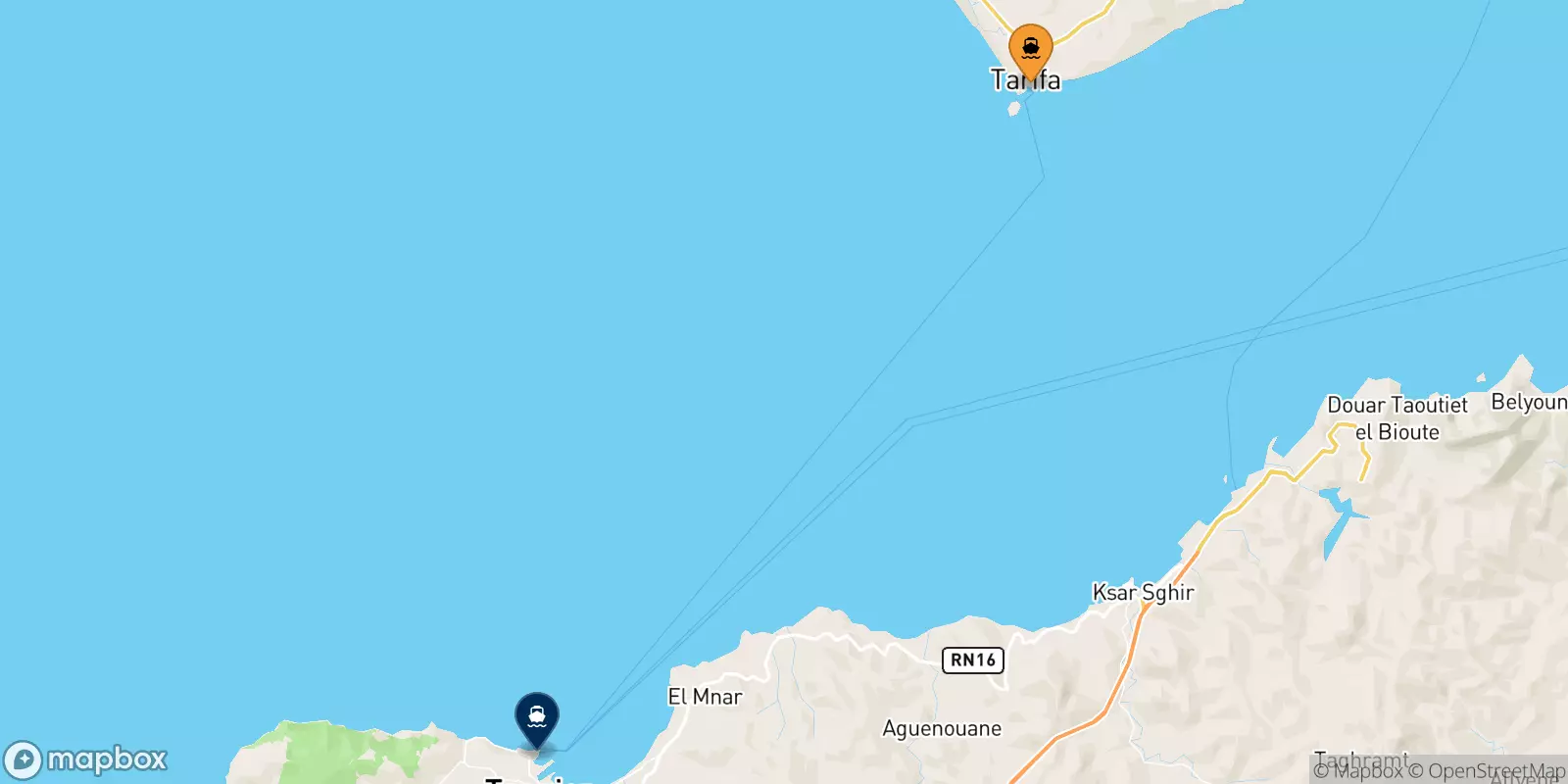 Ferries from Tarifa to Morocco