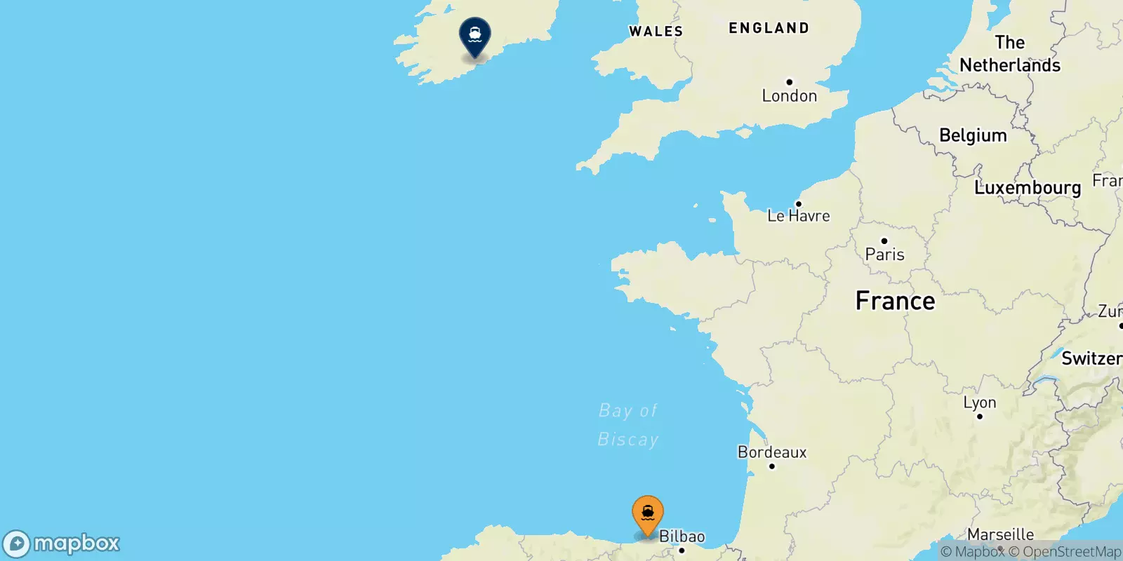 Ferries from Santander to Cork