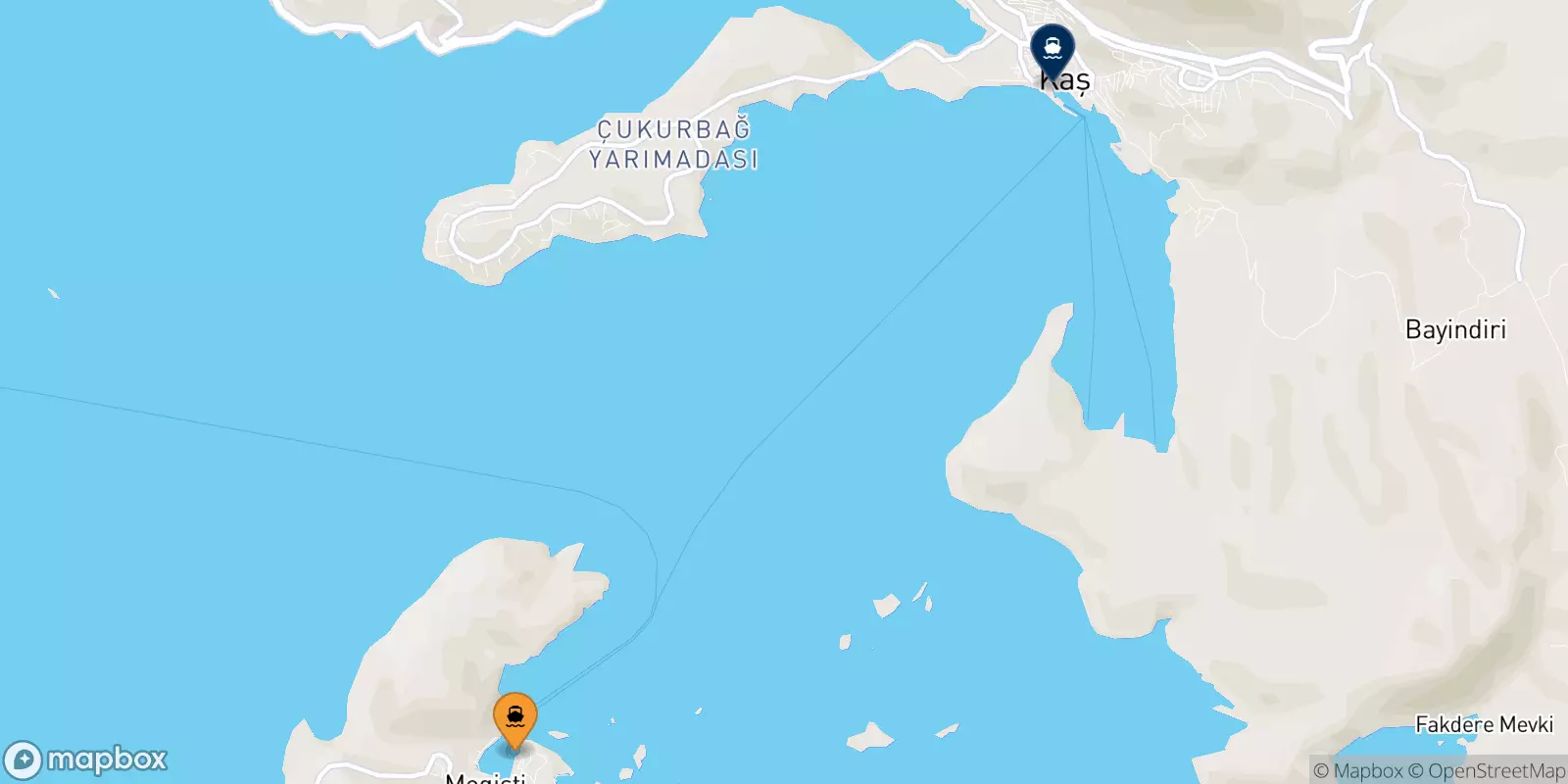 Ferries to Kas