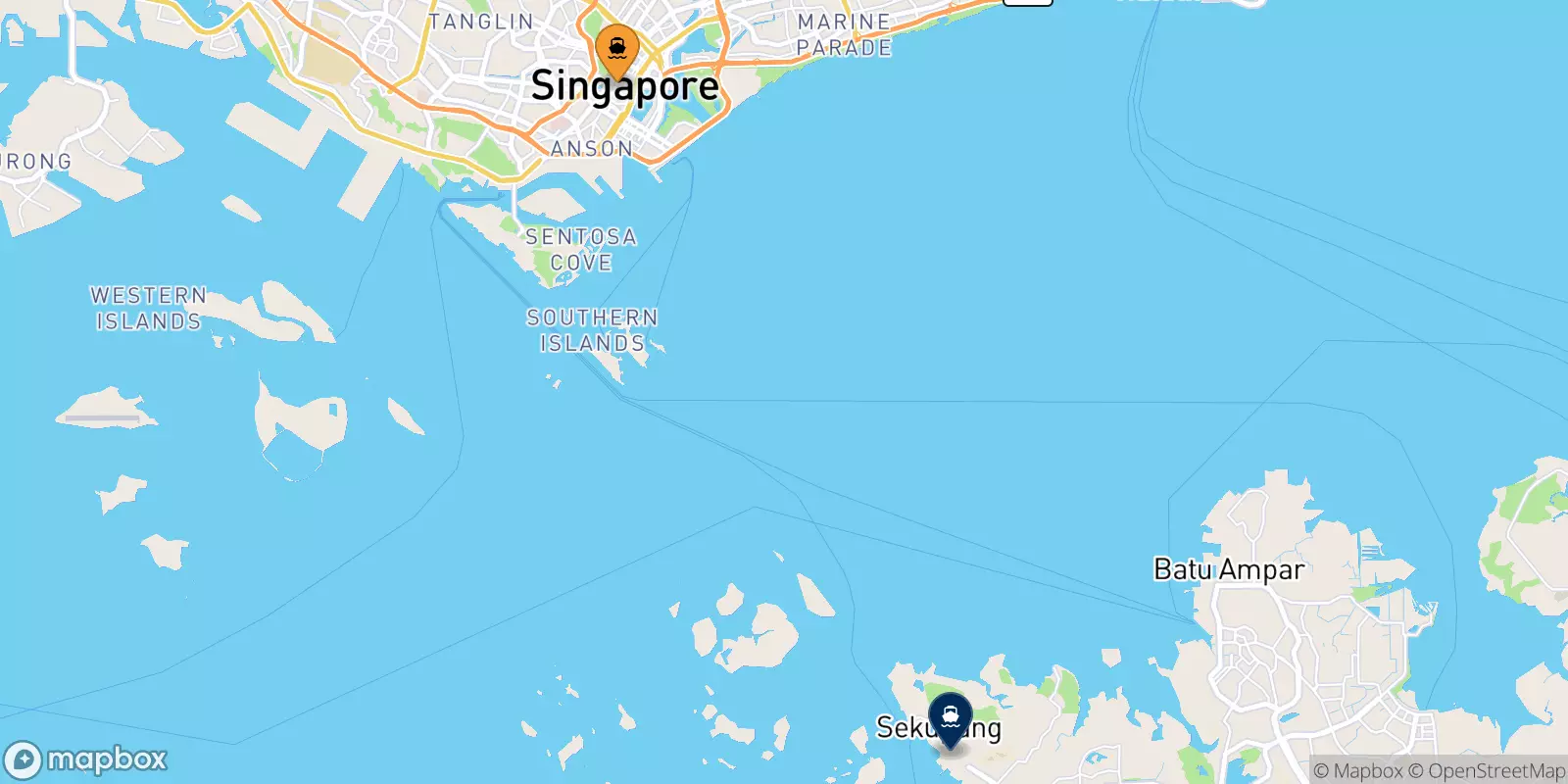 Ferries to Sekupang