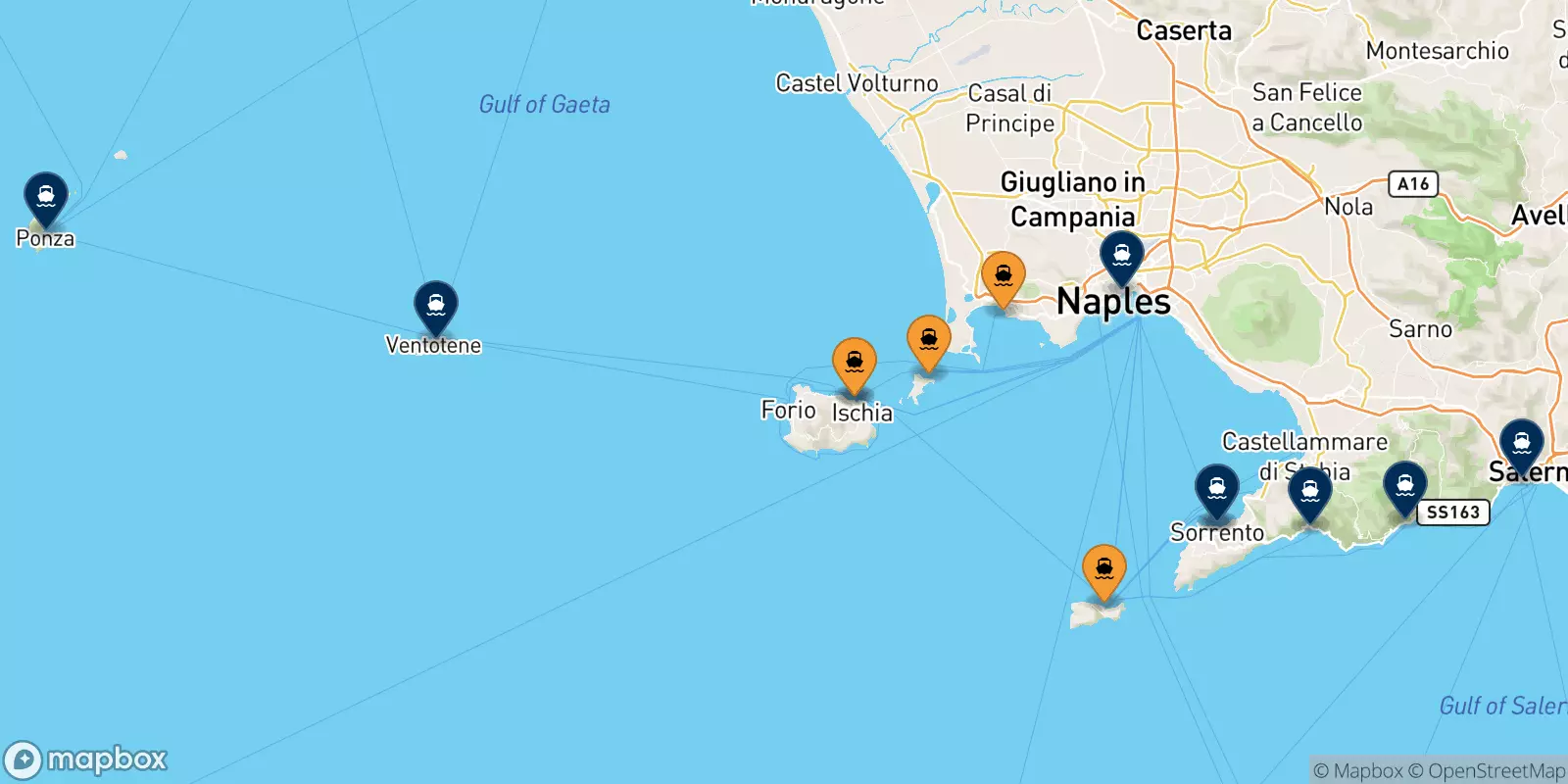 Ferries from Gulf Of Naples